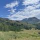 View of Mount Zirkel Wilderness driving to Seedhouse Campground