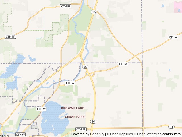 Map for 2023 Gulf Stream Ameri-Lite 268BH near Burlington, IL