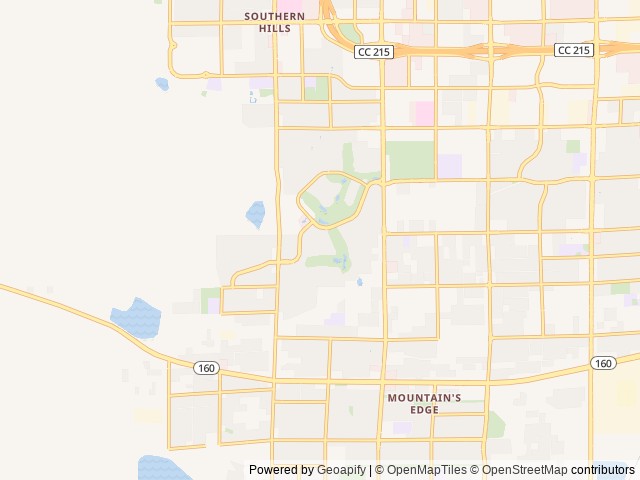 Map for 2020 Fleetwood RV Flair 32S near Las Vegas, NV