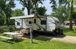 Ranzenberger family Rv rental big dog approved