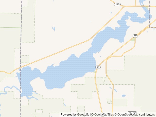 Map of Northern Exposure Campground location at Mesick, MI, United States