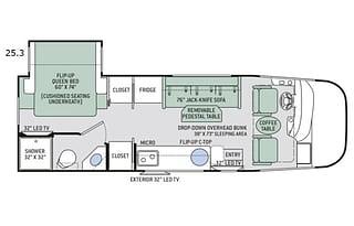 2018 Thor Axis Class A | UNLIMITED MILES  SLEEPS 6