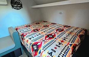 “The Cozy Nook Pet friendly RV Rental”.