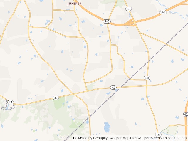 Map for Great couples getaway trailer! near Raleigh, NC