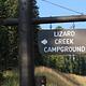 Lizard Creek Campground Sign