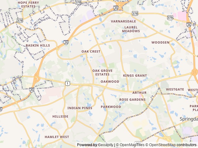 Map of Barnyard RV Park location at Lexington, SC, United States