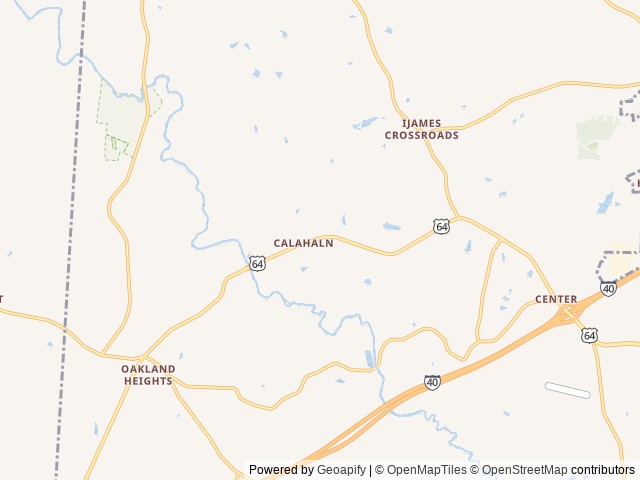 Map of Lake Myers RV and Camping Resort location at Mocksville, NC, United States