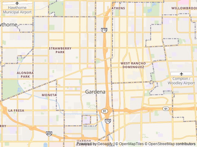 Map for 2025 Sunseeker LE- Easy to Drive & Family Friendly near Gardena, CA