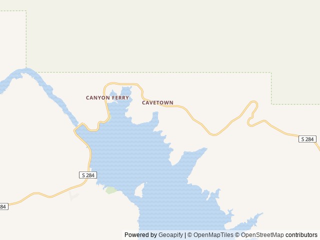 Map of Cave Point Group Use Area location at Helena, MT, United States