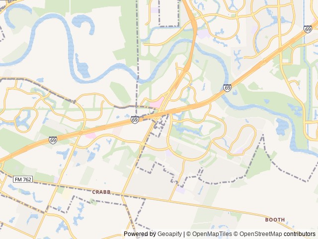 Map of USA RV Park location at Sugar Land, TX, United States