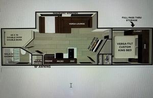 "Sunrise"  Salem Bunk Sleeps 7  *Delivery Only*