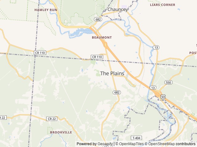 Map for Forest River Family Getaway near The Plains, OH