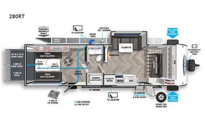 2020 Forest River RV Salem FSX 280RT