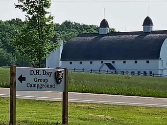 D.H. Day Group Sign and Barn
