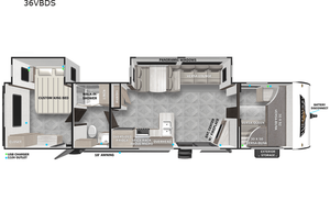 2023 Forest River RV Wildwood 36VBDS