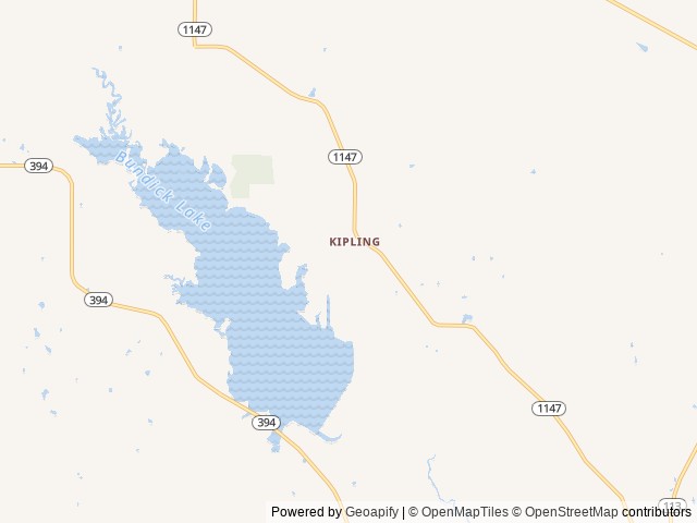Map of Bundick Lake Retreat & RV Park location at DeRidder, LA, United States