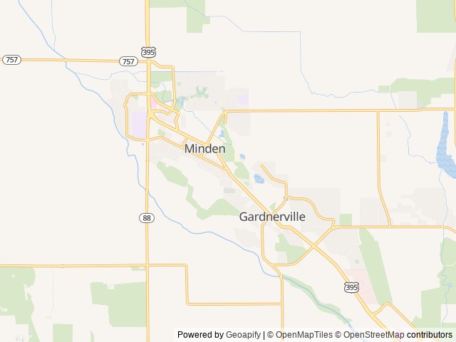 Map for 2020 Braxton Creek Bushwhacker Standard Model near Minden, CA