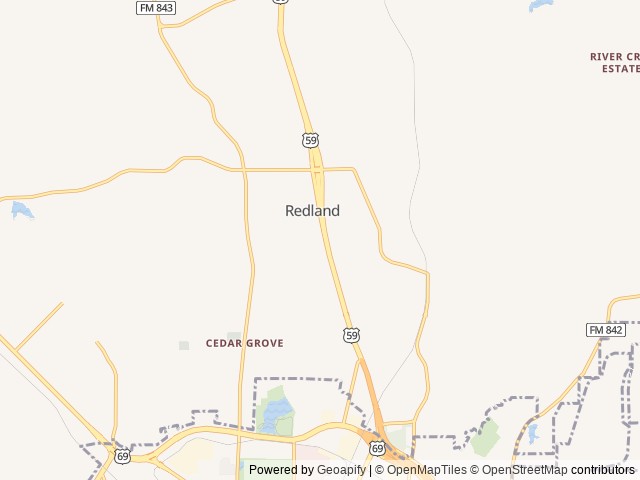 Map for 2022 Keystone Hideout 177RD near Lufkin, LA