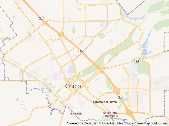 Map for Go Yonder! 2022 Thor Motor Coach Magnitude GA 31 near Chico, CA