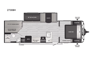 2022 Keystone RV Bullet Crossfire 2730BH