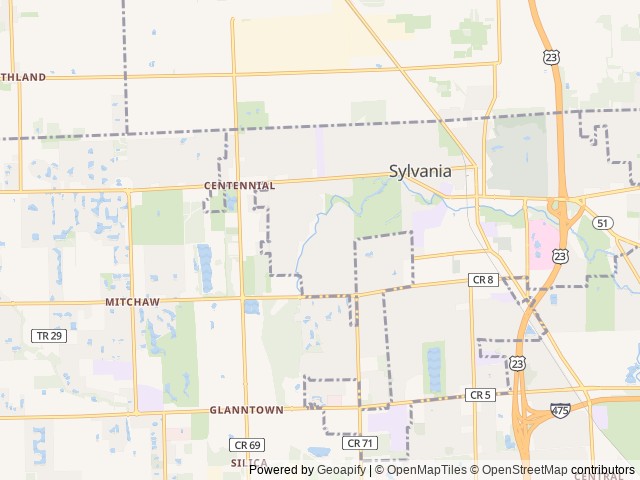 Map for A space to adventure near Sylvania, MI