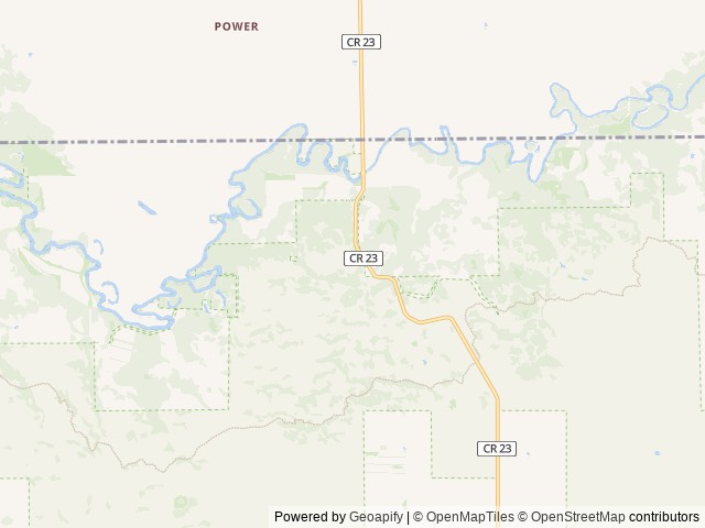 Map of Sheyenne Oaks Campground location at Leonard, ND, United States