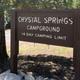 Crystal Springs Entrance Sign