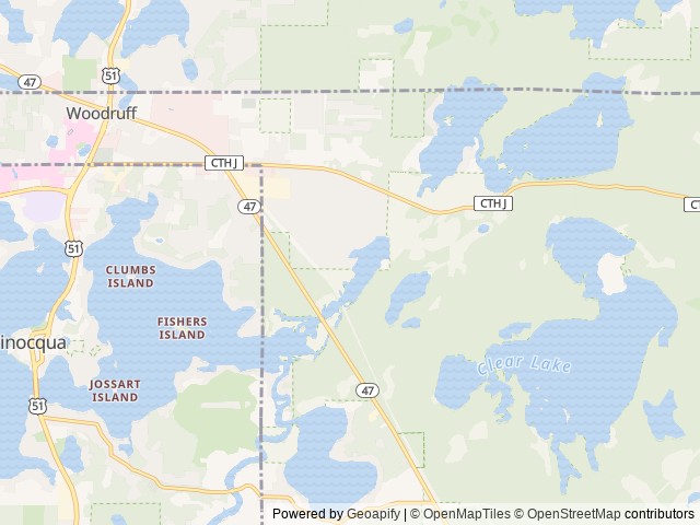 Map for 2016 Prime Time RV Crusader LITE 5th Wheel near Woodruff, WI