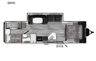 2 bedrooms,Sleeps 10, Heartland Pioneer QB300,