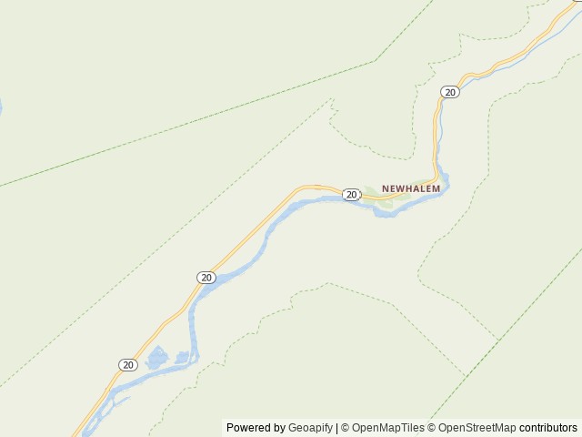 Map of Goodell Creek Campground location at Sedro Woolley, WA, United States