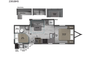 2022 Winnebago Minnie 2301BHS