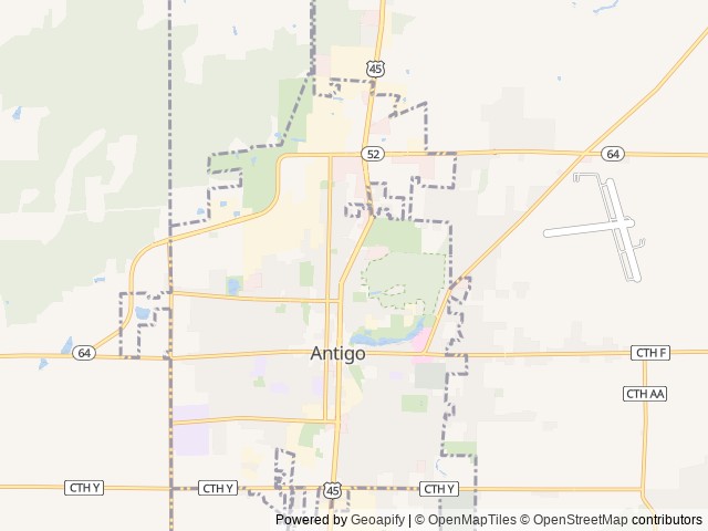 Map for 2022 Highland Ridge RV Open Range 26 bhs near Antigo, WI