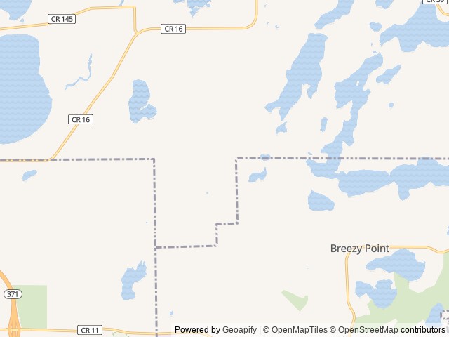Map of Wild Acres RV Park location at Pequot Lakes, MN, United States