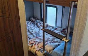 Easy to tow hard shell camper trailer for 5
