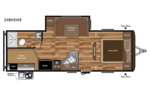 Keystone RV Hideout 24BHSWE Bunkhouse