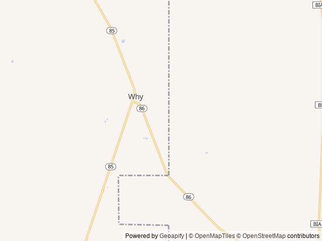Map of Coyote Howls East location at Ajo, AZ, United States