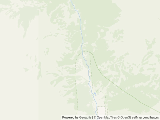 Map of Granite Hot Springs & Camp location at Jackson, WY, United States