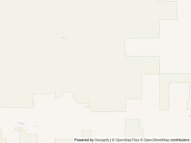Map of Whitetail Cabin location at Ashland, MT, United States