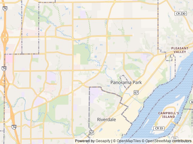 Map for 2022 Forest River Wolf Pup near Bettendorf, IL