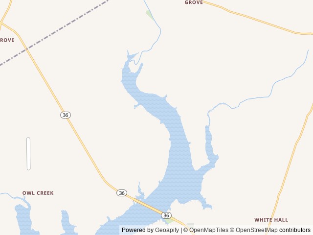 Map of Winkler Park location at Moody, TX, United States