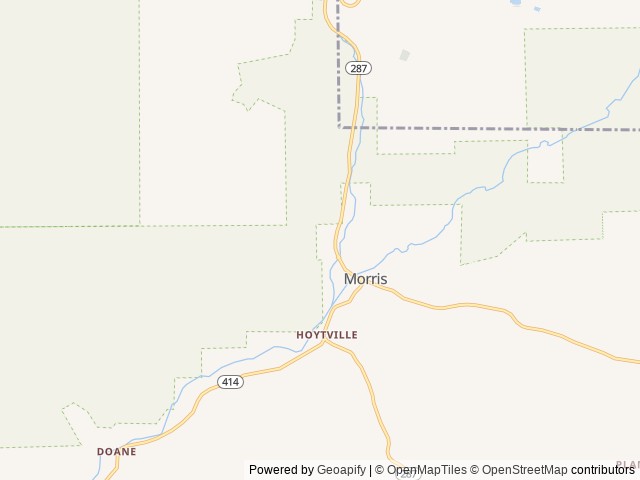 Map of Twin Streams Campground location at Pennsylvania 16938, PA, United States
