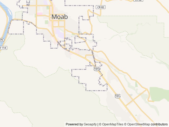 Map for 2017 Surveyor by Forest River near Moab, UT