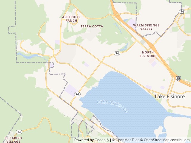 Map of Launch Pointe location at Lake Elsinore, CA, United States