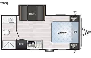 Cozy Luna 2019 Keystone RV Springdale Mini 1790FQ