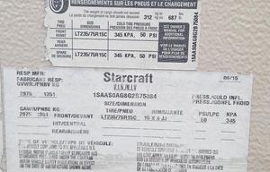 2016 Starcraft  Comet popup