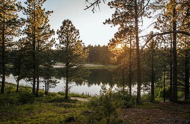 Sunset over Roubaix Lake