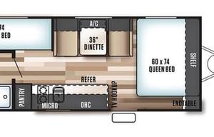 2018 Forest River RV Wildwood FSX 197BH