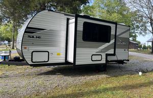 Cute little Murphy bed and bunk house