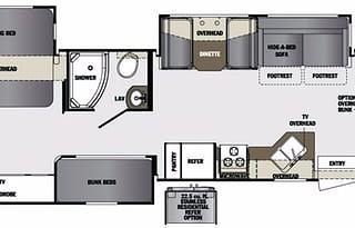 2017 Forest River Georgetown 2 Baths, Like New