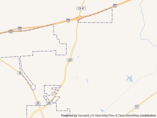Map of Oakview RV Park location at Bay Minette, AL, United States